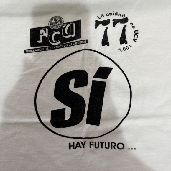 Neysora UCV “Sí” University Graphic Tee White Regular - Picture 8 of 8
